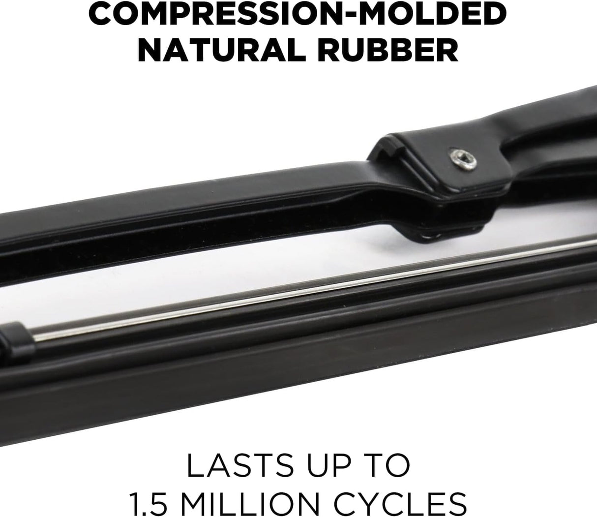 Clix Wipers Heavy Duty Replacement Windshield Wiper Blade for Truck, Bus, RV & Equipment (Set of 2)