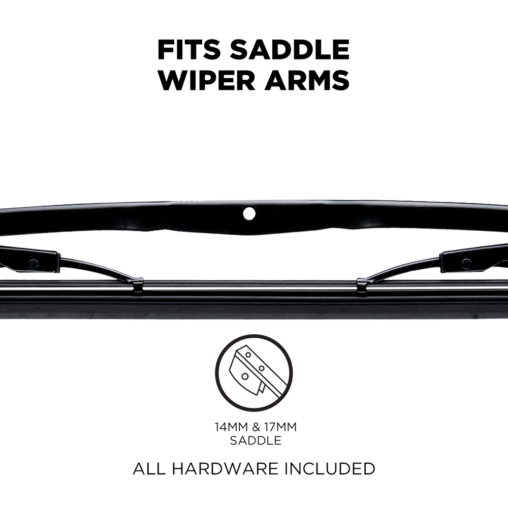 10 Pack - 78 Series Bolt-on Saddle Mount OEM Replacement Heavy Duty Windshield Wiper