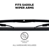10 Pack - 78 Series Bolt-on Saddle Mount OEM Replacement Heavy Duty Windshield Wiper