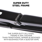 2017 Nissan Qashqai Windshield Wipers Blades - 28" Driver Side 18" Passenger Side Conventional