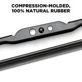 2017 Nissan Qashqai Windshield Wipers Blades - 28" Driver Side 18" Passenger Side Conventional