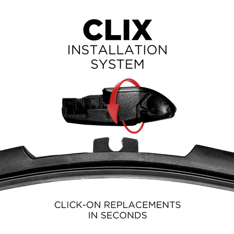 6 Pack - Premium Clix Windshield Wiper