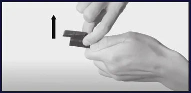 Lift the pin-lock sleeve to open