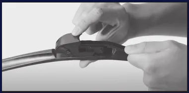 Press until the blade clicks into place